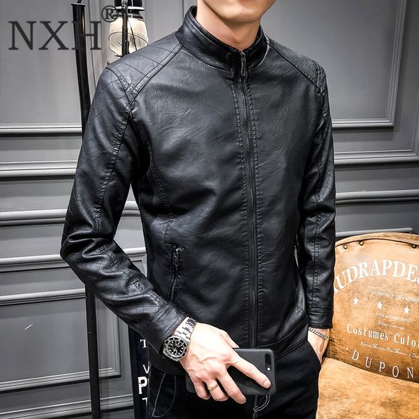 nxh winter pu leather jacket men thick faux leather coats bomber jacket men quality goods bright streetwear big size outwear, Black
nxh winter pu leather jacket men thick faux leather coats bomber jacket men quality goods bright streetwear big size outwear, Black