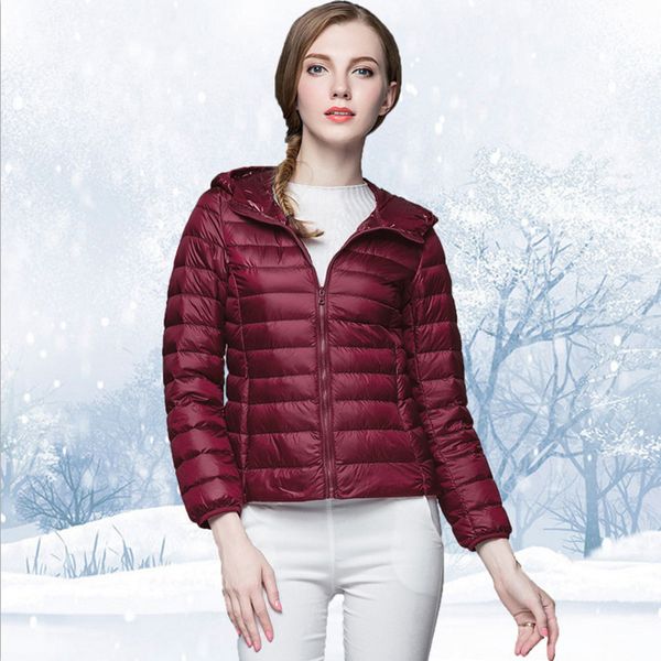 ultra-light plus size thin down jacket women 2019 autumn winter slim short hooded warm white duck down coat women's outerwear, Black
ultra-light plus size thin down jacket women 2019 autumn winter slim short hooded warm white duck down coat women's outerwear, Black