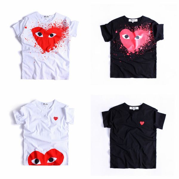 cdg play mens designer t-shirt cotton printed t shirts white red heart t-shirt summer women mens clothing, Black;blue
cdg play mens designer t-shirt cotton printed t shirts white red heart t-shirt summer women mens clothing, Black;blue