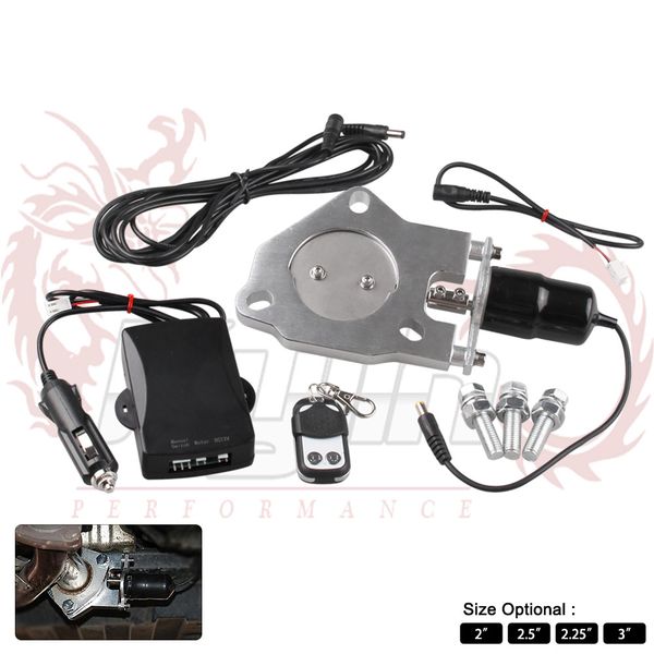 2"/2.25"/2.5"/3" stainless electric exhaust downpipe cutout valve motor kit with wireless remote control 12ft wiring har
2"/2.25"/2.5"/3" stainless electric exhaust downpipe cutout valve motor kit with wireless remote control 12ft wiring har