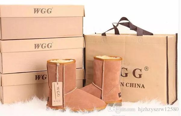 factory 2017 classic wgg brand women popular australia genuine leather boots fashion women's snow boots us5--us10, Black
factory 2017 classic wgg brand women popular australia genuine leather boots fashion women's snow boots us5--us10, Black