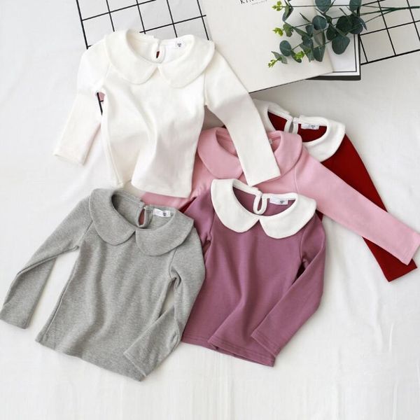 childhood baby toddler girls t shirt kids t shirts cotton girl shirts peter pan collar white blouse tees children's clothes, Blue
childhood baby toddler girls t shirt kids t shirts cotton girl shirts peter pan collar white blouse tees children's clothes, Blue