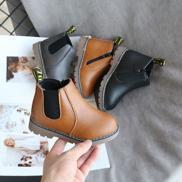 shoes baby martin boots zipper soft bottom boots for boys and girls casual short baby boy shoes rain kids, Black;grey
shoes baby martin boots zipper soft bottom boots for boys and girls casual short baby boy shoes rain kids, Black;grey