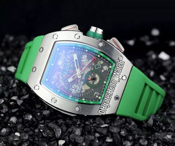 43mm rm11-01 automatic mens watch green inner 11-01 skeleton dial steel case rubber strap sport watches hello_watch, Slivery;brown
43mm rm11-01 automatic mens watch green inner 11-01 skeleton dial steel case rubber strap sport watches hello_watch, Slivery;brown