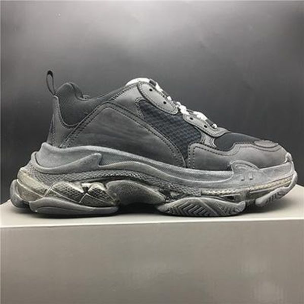 с коробкой 2019 мужская и женская повседневная обувь triple s clear sole белый черный зеленый бренд дизайнер кроссовки 36-45l14, Black
с коробкой 2019 мужская и женская повседневная обувь triple s clear sole белый черный зеленый бренд дизайнер кроссовки 36-45l14, Black