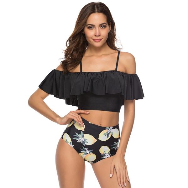 2019 bikini set high waist swimwear women striped biquini ruffled swim bathing suit white blue swimsuit vintage bikinis
2019 bikini set high waist swimwear women striped biquini ruffled swim bathing suit white blue swimsuit vintage bikinis