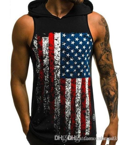 tank crew neck sleeveless hooded fashion style vest american print casual apparel mens summer designer, White;black
tank crew neck sleeveless hooded fashion style vest american print casual apparel mens summer designer, White;black