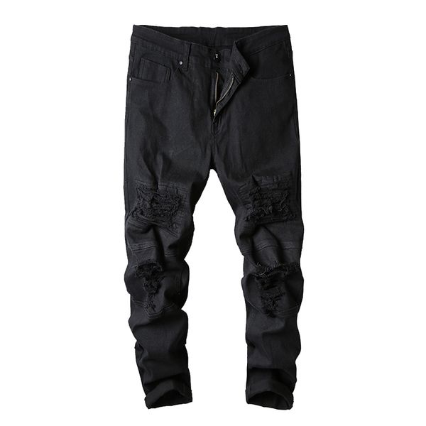 style fashion men's jogger jeans black white color streetwear punk pants hip hop hole jeans men slim fit cargo pants homme, Blue
style fashion men's jogger jeans black white color streetwear punk pants hip hop hole jeans men slim fit cargo pants homme, Blue