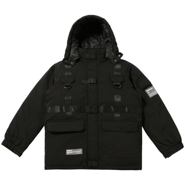 jacket button ribbon cotton paraka men winter hip hop hooded tactical jacket men streetwear high street tactical, Black
jacket button ribbon cotton paraka men winter hip hop hooded tactical jacket men streetwear high street tactical, Black