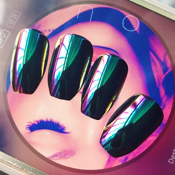 3set artificial nail patches euro-american discolored mirror new nail patches wearing nails, Black
3set artificial nail patches euro-american discolored mirror new nail patches wearing nails, Black