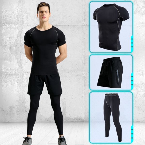 sportsman suit running sets training sets active wear compression suits track fields sportswear outfits bodybuilding set 3 piece, Black;blue
sportsman suit running sets training sets active wear compression suits track fields sportswear outfits bodybuilding set 3 piece, Black;blue