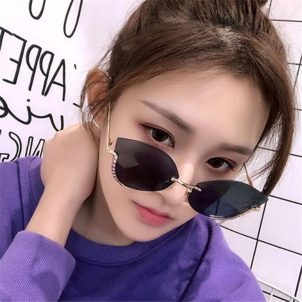 new women cat eye sunglasses fashion gradient lenses eyewear metal half frame sun glasses brw, White;black
new women cat eye sunglasses fashion gradient lenses eyewear metal half frame sun glasses brw, White;black