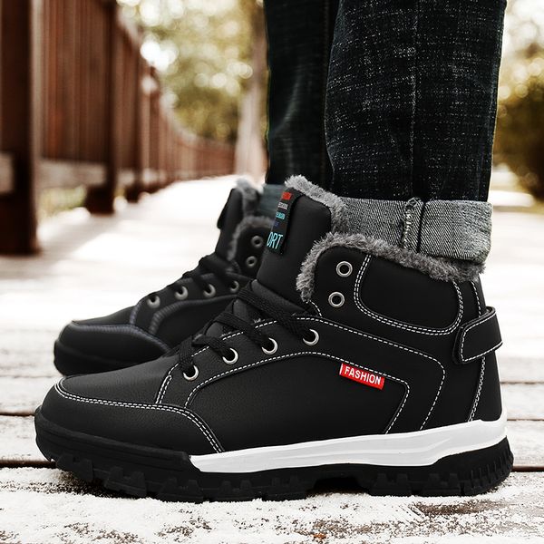 baideng 2019 winter warm men running shoes high waterproof snow boots black gray comfortable soft fur sneakers plus size 46
baideng 2019 winter warm men running shoes high waterproof snow boots black gray comfortable soft fur sneakers plus size 46