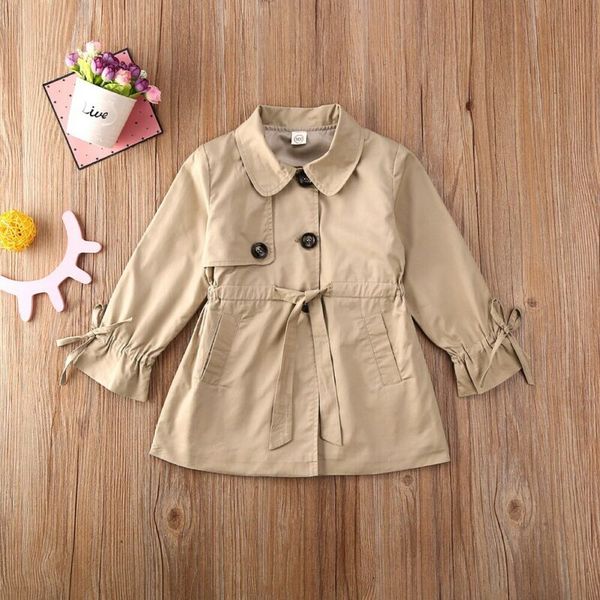 1-7y infant kid baby girl wind jacket trench coat button solid long length windbreaker parka overcoat outwear warm, Blue;gray
1-7y infant kid baby girl wind jacket trench coat button solid long length windbreaker parka overcoat outwear warm, Blue;gray