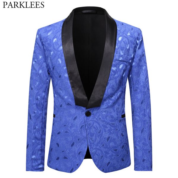 stylish paisley jacquard royal blue blazers men shawl collar one button tuxedo suit male casual party wedding costume homme s-xl, White;black
stylish paisley jacquard royal blue blazers men shawl collar one button tuxedo suit male casual party wedding costume homme s-xl, White;black