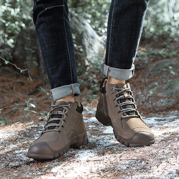 outdoor sport high boots genuine leather walking shoes men breathable climbing trekking shoes sneakers botas tacticas hombre
outdoor sport high boots genuine leather walking shoes men breathable climbing trekking shoes sneakers botas tacticas hombre