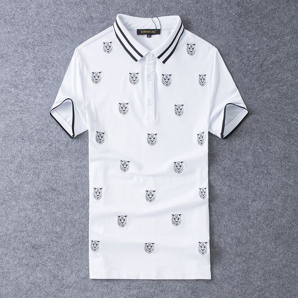 novelty 2019 high collar striped embroidered tigers striped collar shirts shirt hip hop skateboard cotton s #l103, White
novelty 2019 high collar striped embroidered tigers striped collar shirts shirt hip hop skateboard cotton s #l103, White