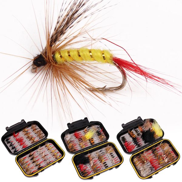 lifelike flies hook fishing lures bait tackle freshwater bionic fish fishing bait set 40pcs 72pcs 100pcs
lifelike flies hook fishing lures bait tackle freshwater bionic fish fishing bait set 40pcs 72pcs 100pcs
