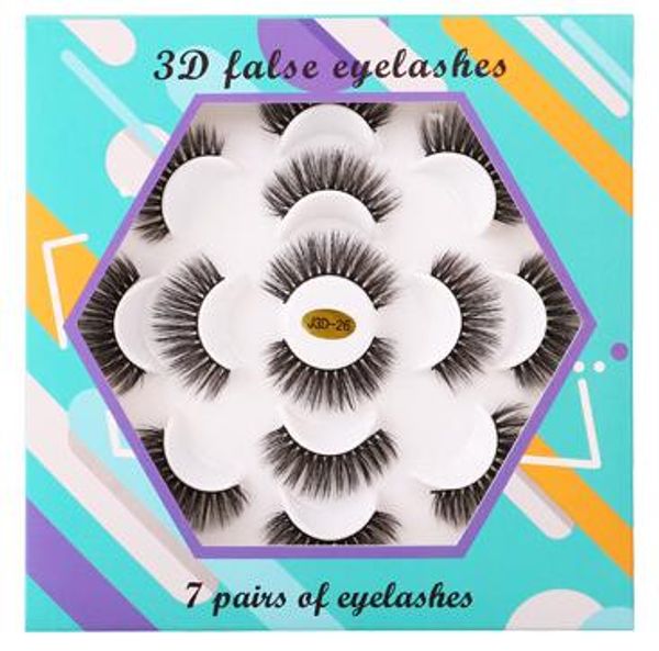 thick natural long false eyelashes 7 pairs set handmade reusable eye makeup accessories fake lashes 5 models available dhl free
thick natural long false eyelashes 7 pairs set handmade reusable eye makeup accessories fake lashes 5 models available dhl free