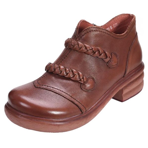 inside and outside leather muma autumn/winter new style japanese mori women's ankle boots with cattle leather retro round head and ankl, Red;white
inside and outside leather muma autumn/winter new style japanese mori women's ankle boots with cattle leather retro round head and ankl, Red;white