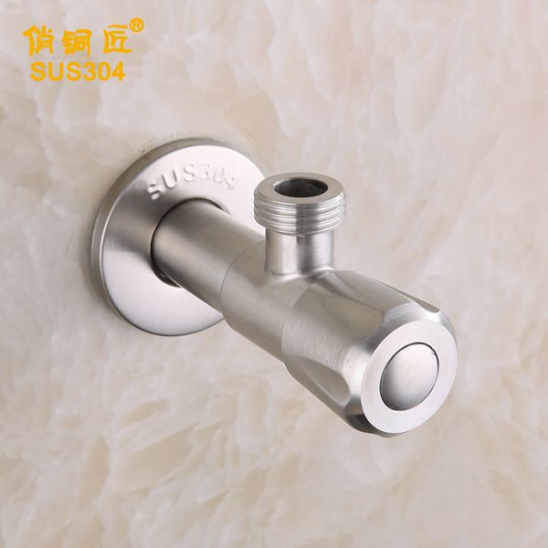 304 stainless steel 4-points angle one into two monk for water svalve double water and cold water valve
304 stainless steel 4-points angle one into two monk for water svalve double water and cold water valve