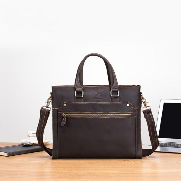 men briefcase genuine leather lapbag 13.3" pc lawyer computer bag cowhide male briefcase cow leather men
men briefcase genuine leather lapbag 13.3" pc lawyer computer bag cowhide male briefcase cow leather men