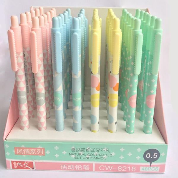 4 pcs/set 0.5mm/0.7mm nordic style simplicity plastic press automatic mechanical pencils kid school office supply stationery, Blue;orange
4 pcs/set 0.5mm/0.7mm nordic style simplicity plastic press automatic mechanical pencils kid school office supply stationery, Blue;orange