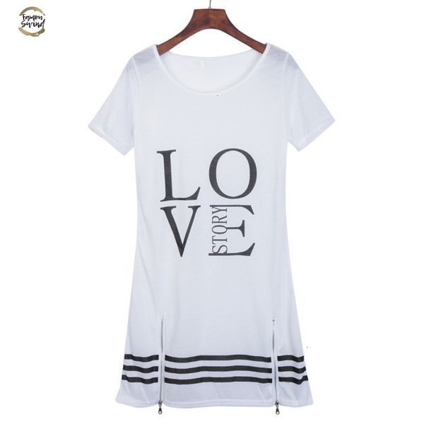 o-neck summer long t-shirt dress women letter print dresses short sleeve casual loose streetwear sundress plus size s-5xl designer clothes, Black;gray
o-neck summer long t-shirt dress women letter print dresses short sleeve casual loose streetwear sundress plus size s-5xl designer clothes, Black;gray