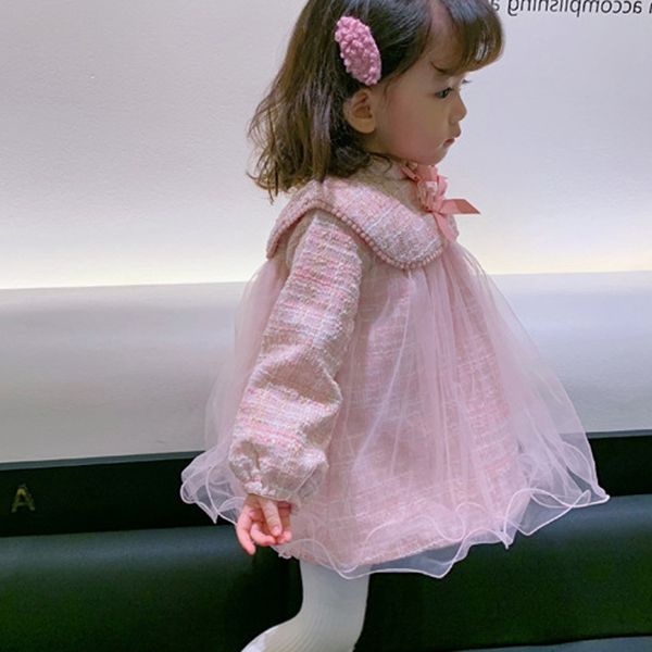 2020 spring girls princess dress baby girl kids bow collar casual mesh fashion dresses,children long sleeve vestidos s10648, Red;yellow
2020 spring girls princess dress baby girl kids bow collar casual mesh fashion dresses,children long sleeve vestidos s10648, Red;yellow