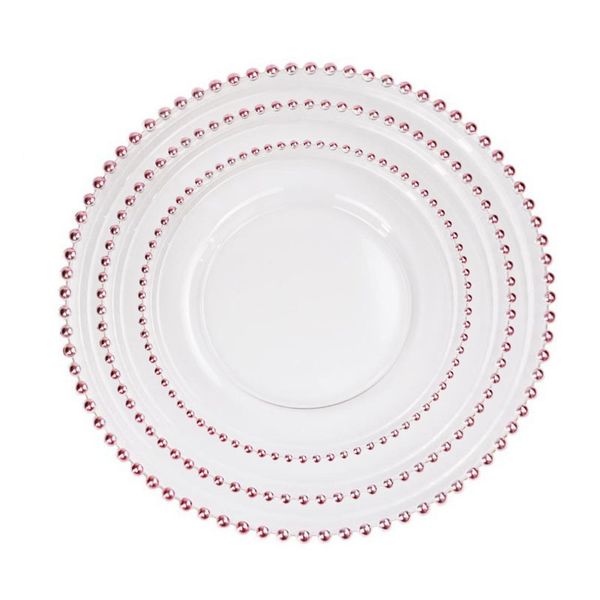 glass charger plate with decorative gold silver beaded rim 8 10.5 12.5 inch round dinner service tray for wedding party
glass charger plate with decorative gold silver beaded rim 8 10.5 12.5 inch round dinner service tray for wedding party