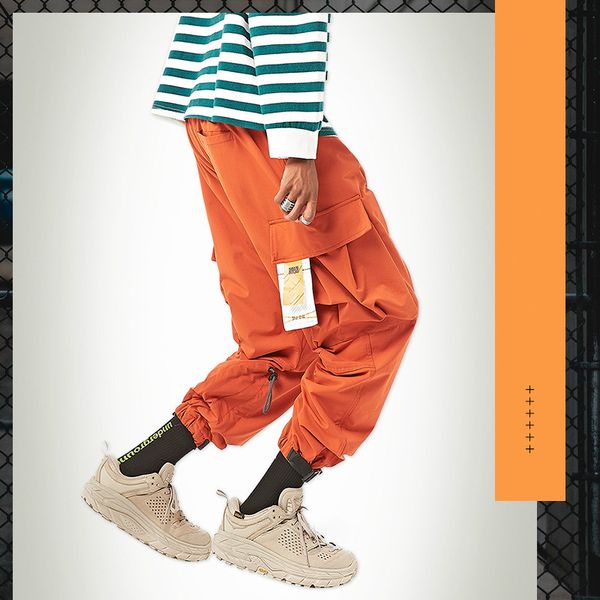 autumn new tide brand overalls drawstring trousers men's multi-color adjustable loose wide leg casual pants, Black
autumn new tide brand overalls drawstring trousers men's multi-color adjustable loose wide leg casual pants, Black