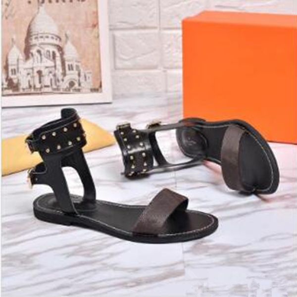luxury women popular leather sandal striking gladiator style designer leather outsole perfect flat canvas plain sandal, Black
luxury women popular leather sandal striking gladiator style designer leather outsole perfect flat canvas plain sandal, Black