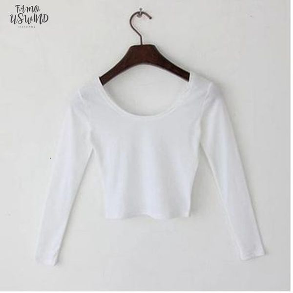 2020 spring and autumn short design o neck t shirt slim high waist 100% cotton crop female long, White
2020 spring and autumn short design o neck t shirt slim high waist 100% cotton crop female long, White