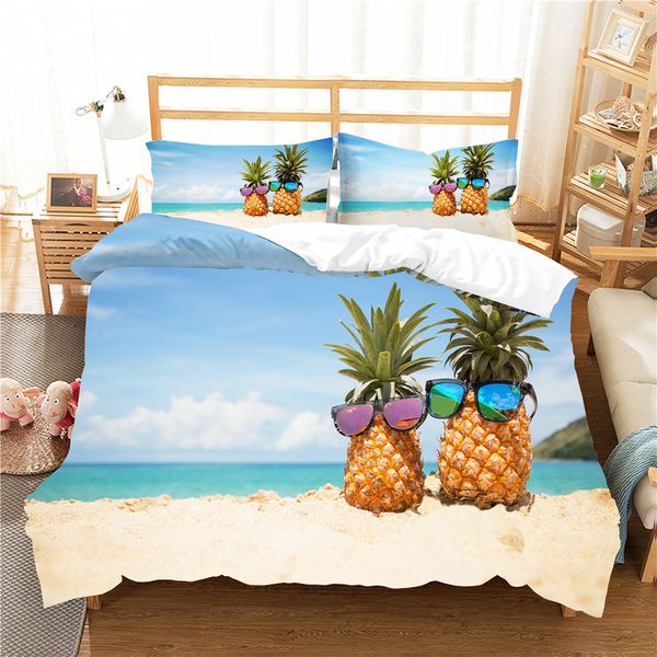 bedroom bedding clothes duve cover set beach pineapple printed cartoon bed linens with pillowcase king single size for girl
bedroom bedding clothes duve cover set beach pineapple printed cartoon bed linens with pillowcase king single size for girl