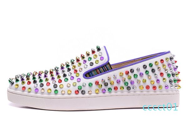 2019 new arrival red bottoms mens women fashion luxury suede leather with studded spikes loafers rivets casual dress flats, Black
2019 new arrival red bottoms mens women fashion luxury suede leather with studded spikes loafers rivets casual dress flats, Black