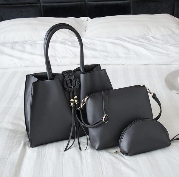 2020 composite bag 3 piece women handbags shipping bag big shoulder bags pure color travel bag
2020 composite bag 3 piece women handbags shipping bag big shoulder bags pure color travel bag