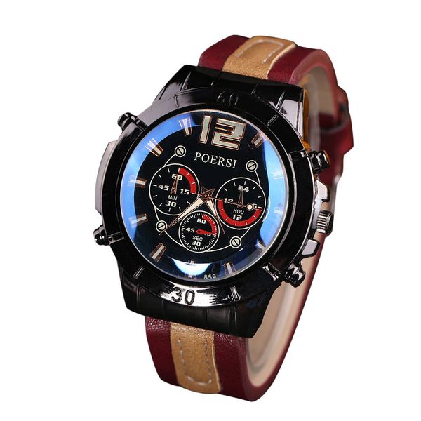 stylish men's alloy watches analog quartz luxury faux leather wrist watch sport watches men wristwatch clock relogio masculino, Slivery;brown
stylish men's alloy watches analog quartz luxury faux leather wrist watch sport watches men wristwatch clock relogio masculino, Slivery;brown