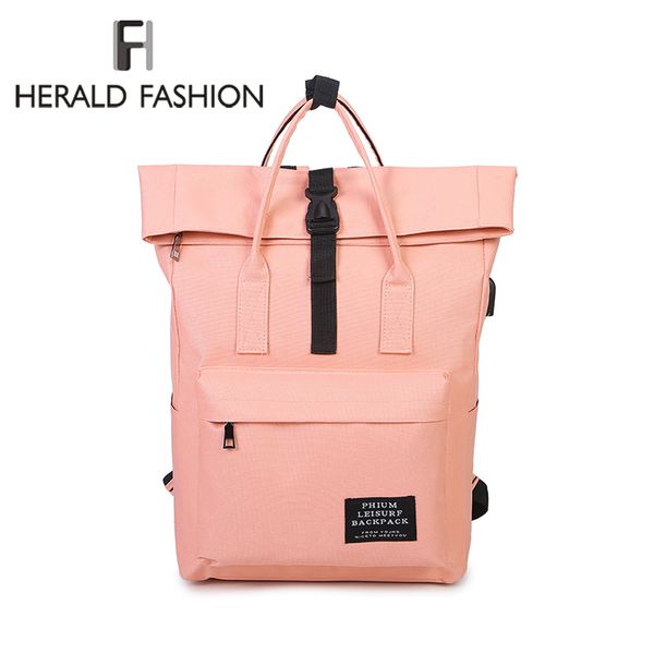 herald fashion women usb charge backpack canvas backpack mochila escolar girls lapschool bags for teenage
herald fashion women usb charge backpack canvas backpack mochila escolar girls lapschool bags for teenage