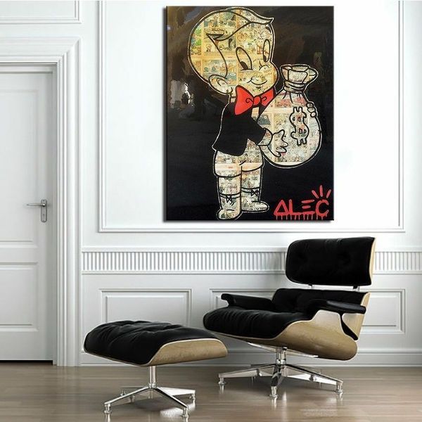 alec monopoly "richie rich" oil painting on canvas home decor wall picture for living room 190924
alec monopoly "richie rich" oil painting on canvas home decor wall picture for living room 190924