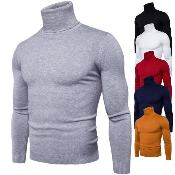 men solid turtleneck sweater winter slim knitted oversized grey sweater boys long sleeve male pullover plus size casual knitwear, White;black
men solid turtleneck sweater winter slim knitted oversized grey sweater boys long sleeve male pullover plus size casual knitwear, White;black