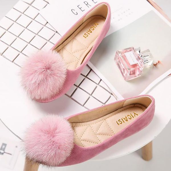women loafers flat shoes slip on shallow single shoes lady moccasins hairball spring autumn round toe footwear plus size 42 43, Black
women loafers flat shoes slip on shallow single shoes lady moccasins hairball spring autumn round toe footwear plus size 42 43, Black