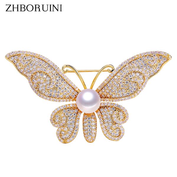 zhboruini natural freshwater pearl brooch zircon micro insert butterfly brooch pearl jewelry for women not fade, Slivery;golden
zhboruini natural freshwater pearl brooch zircon micro insert butterfly brooch pearl jewelry for women not fade, Slivery;golden