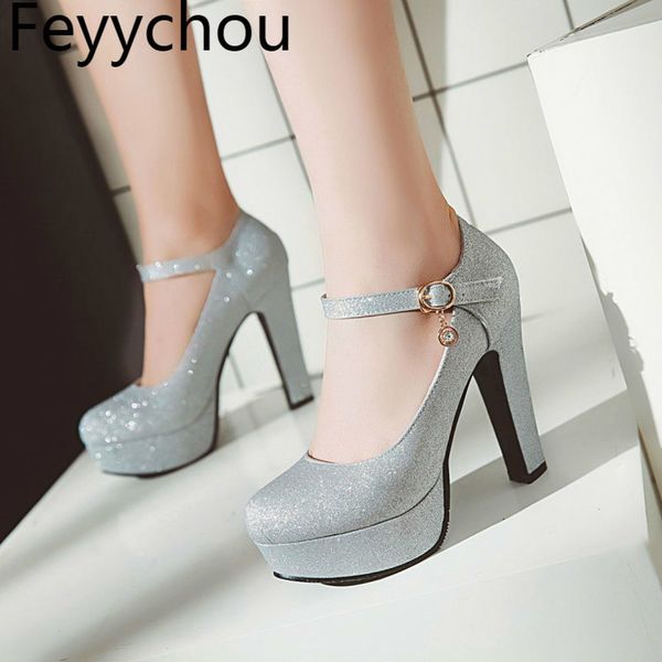 women pumps super high heels new fashion square heel platform spring autumn pu bling party wedding shoes gold purple y200702, Black
women pumps super high heels new fashion square heel platform spring autumn pu bling party wedding shoes gold purple y200702, Black