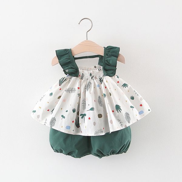 kids designer clothes girls girls strap suit 2019 new summer childrens vest shorts two-piece printed skirt thin summer fashion, Blue
kids designer clothes girls girls strap suit 2019 new summer childrens vest shorts two-piece printed skirt thin summer fashion, Blue