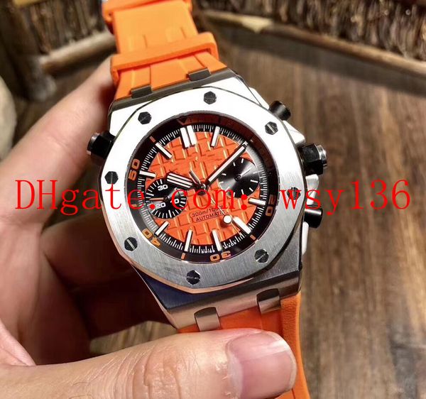 5 Color Luxury AAA Top Quality Offshore Mechanical Automatic Men's Watch Rubber Band Men's Date Wrist Watches Transparent Back
5 Color Luxury AAA Top Quality Offshore Mechanical Automatic Men's Watch Rubber Band Men's Date Wrist Watches Transparent Back