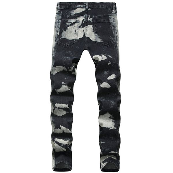 mens gray spots regular jeans fashion stretch long pencil designer pants mid waist print mens trousers, Blue
mens gray spots regular jeans fashion stretch long pencil designer pants mid waist print mens trousers, Blue