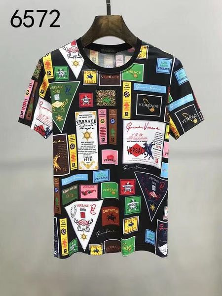 designer t shirt for men 2019 new arrival summer tees short sleeve mens clothes solid color brand shirt plus size m-3xl v4, White;black
designer t shirt for men 2019 new arrival summer tees short sleeve mens clothes solid color brand shirt plus size m-3xl v4, White;black