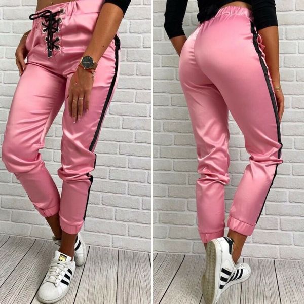 2020 fashion trend women casual summer lace up bandage skinny long trousers bow-knot slim comfy pants exercise sportspants, Black;white
2020 fashion trend women casual summer lace up bandage skinny long trousers bow-knot slim comfy pants exercise sportspants, Black;white