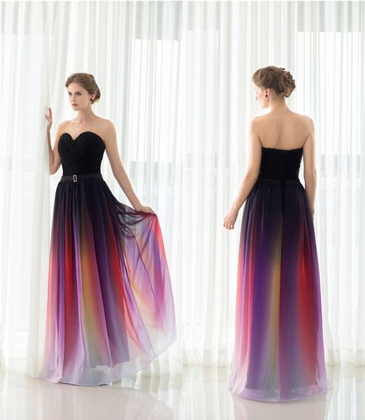 a-line evening dresses belt backless gradient color black chiffon formal occasion party gowns real ps plus size prom dresses dh4249
a-line evening dresses belt backless gradient color black chiffon formal occasion party gowns real ps plus size prom dresses dh4249