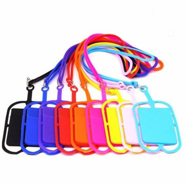 silicone lanyards neck strap necklace sling card holder strap keychain for iphone samsung huawei universal mobile phone
silicone lanyards neck strap necklace sling card holder strap keychain for iphone samsung huawei universal mobile phone